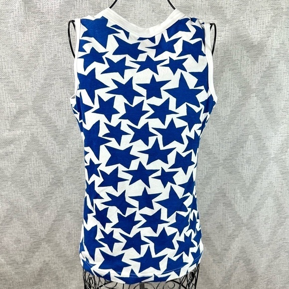 Hanna Andersson blue Star 100% organic cotton tank size M - Picture 2 of 8
